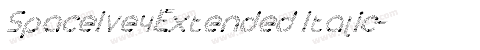 SpaceIveyExtended Italic字体转换
